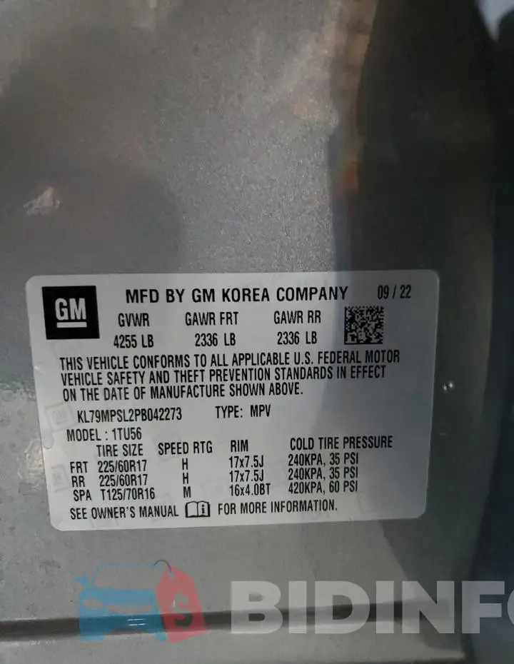 KL79MPSL2PB042273 Photo# 12