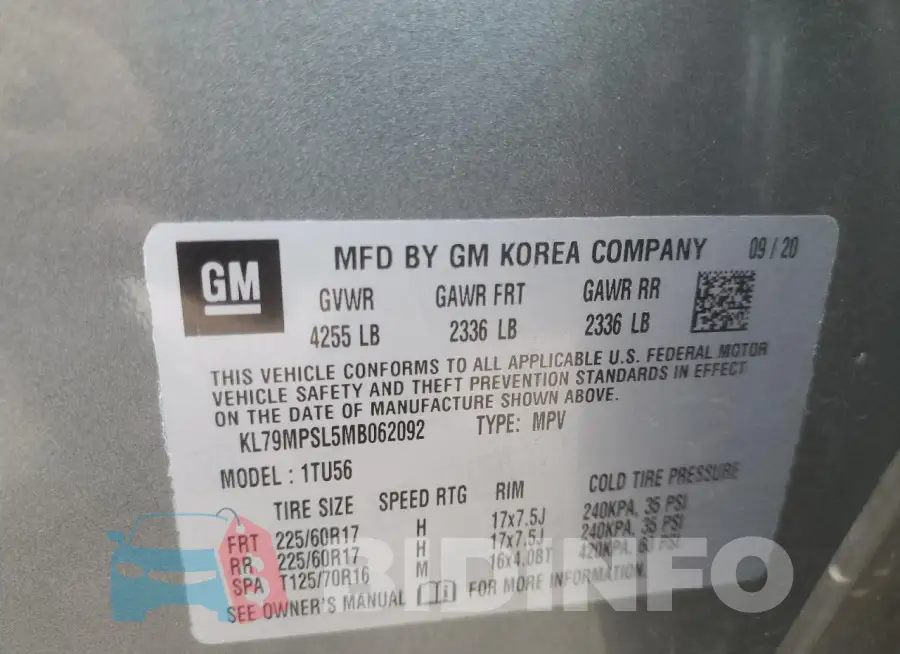 KL79MPSL5MB062092 Photo# 13