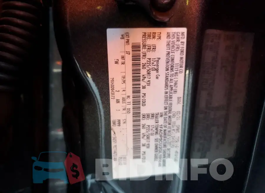1FADP5CU2GL105646 Photo# 13
