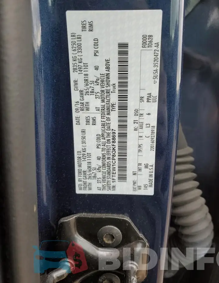 1FTEW1CP8GKF88697 Photo# 12