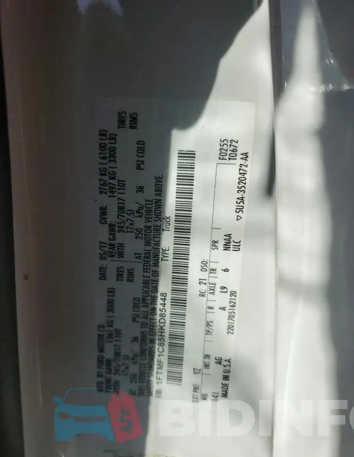 1FTMF1C85HKD85448 Photo# 12