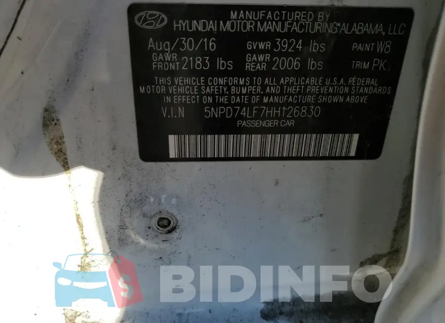 5NPD74LF7HH126830 Photo# 12