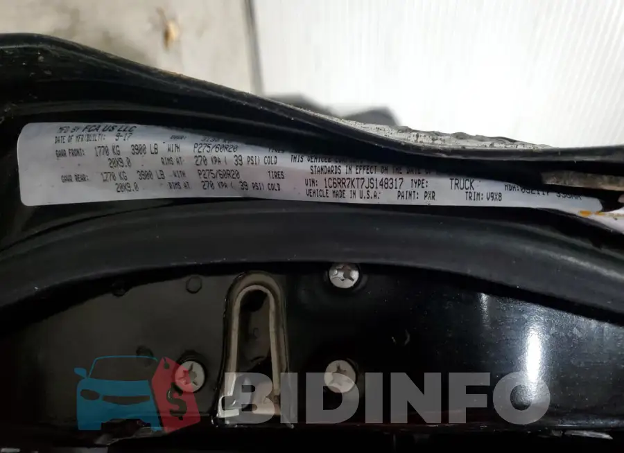 1C6RR7KT7JS148317 Photo# 12