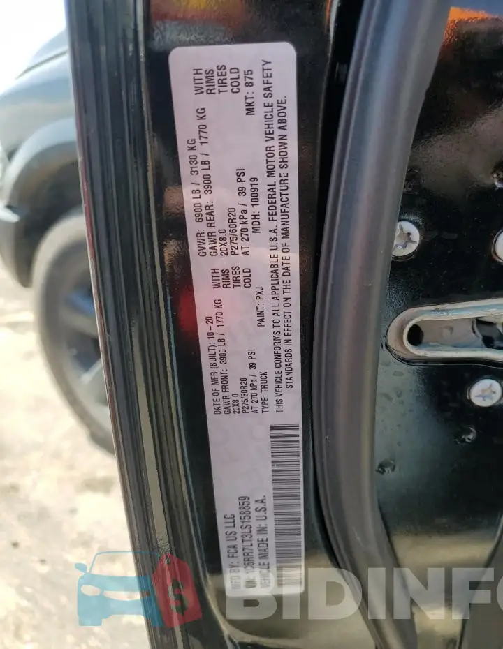 1C6RR7LT3LS158859 Photo# 12