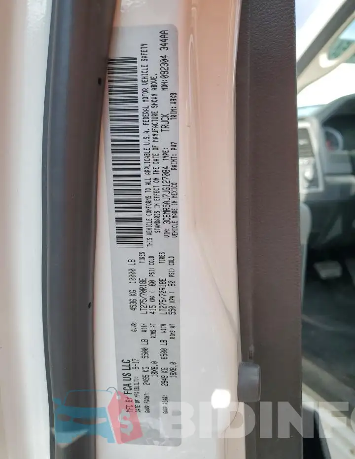 3C6MR5AJ7JG127084 Photo# 13