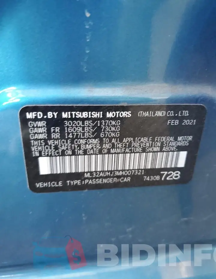 ML32AUHJ3MH007321 Photo# 13