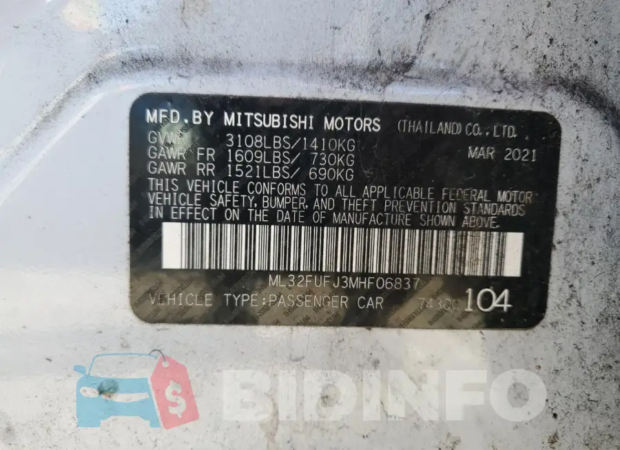 ML32FUFJ3MHF06837 Photo# 12