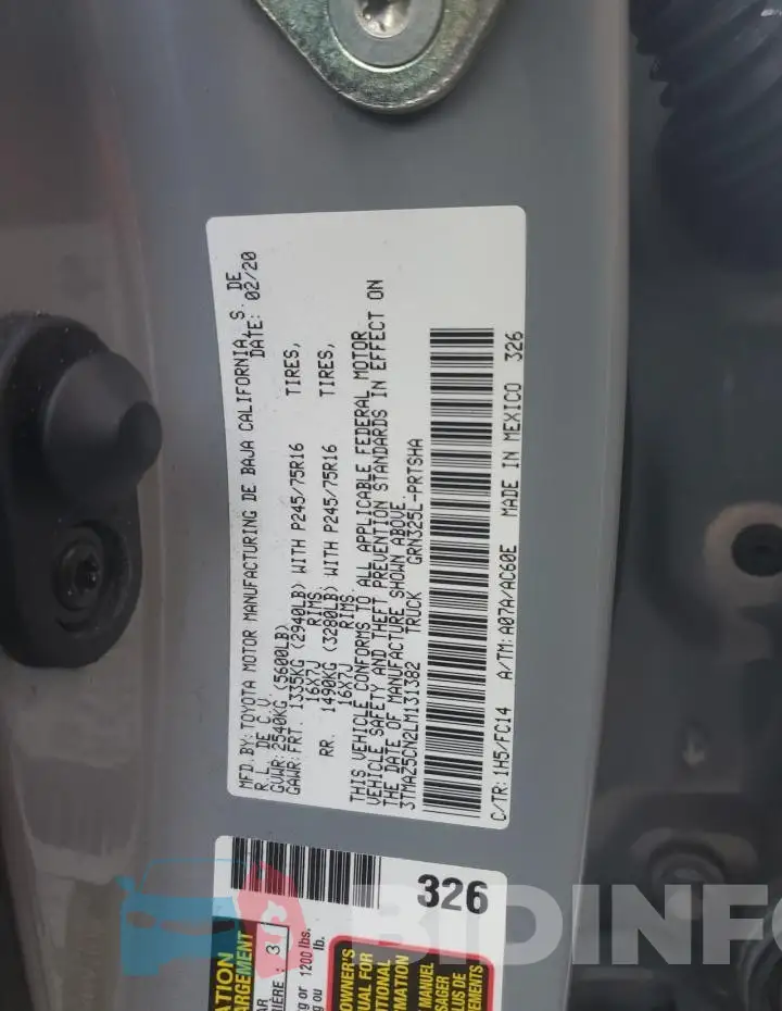 3TMAZ5CN2LM131382 Photo# 13
