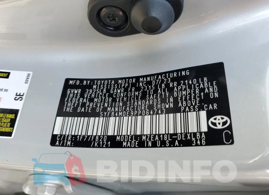 5YFB4MDE9PP064743 Photo# 12