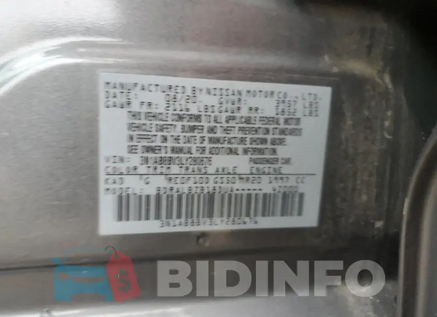 3N1AB8BV3LY280676 Photo# 12