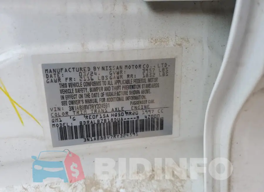 3N1AB8BV7RY324591 Photo# 12