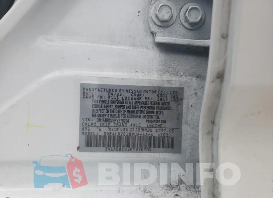 3N1AB8CV3PY270704 Photo# 12