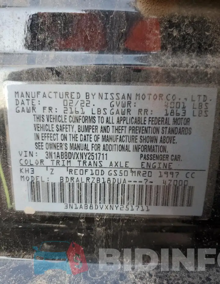 3N1AB8DVXNY251711 Photo# 12