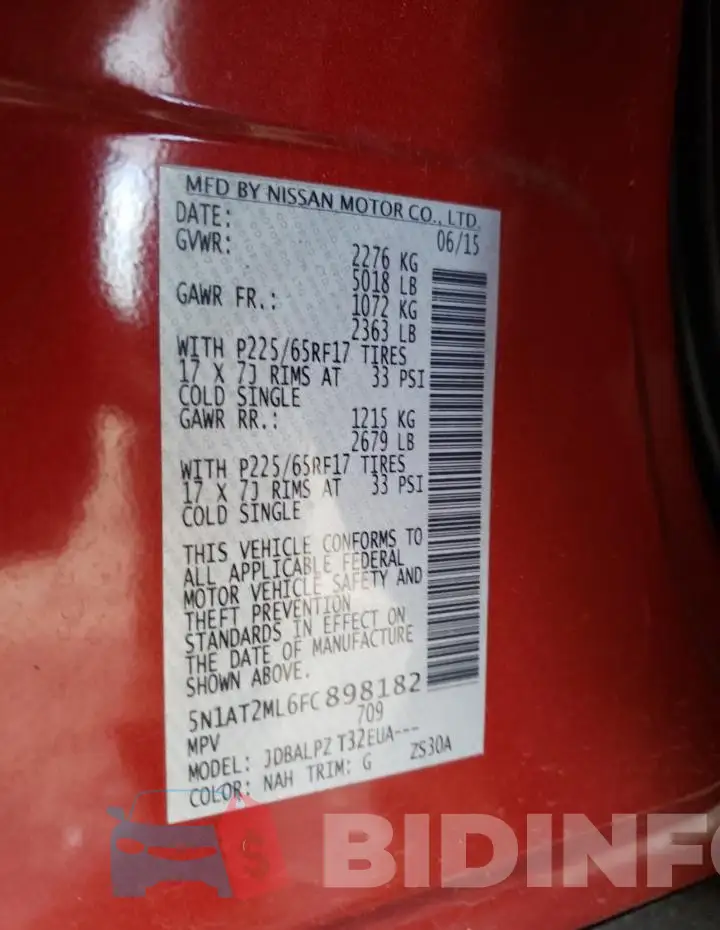 5N1AT2ML6FC898182 Photo# 12