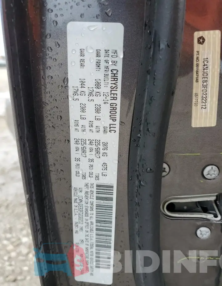 1C4NJDEB3FD232212 Photo# 13