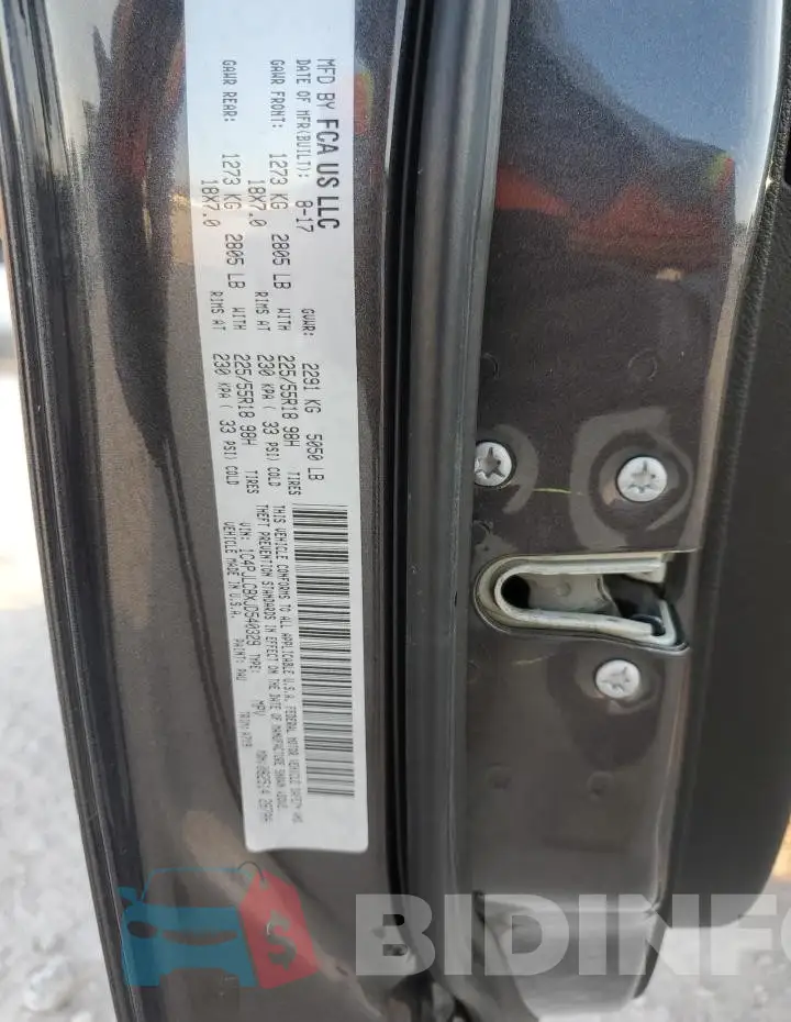 1C4PJLCBXJD540329 Photo# 13