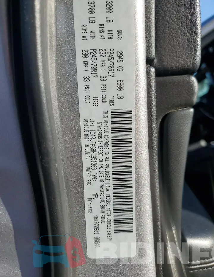 1C4RJFAG8HC951303 Photo# 13