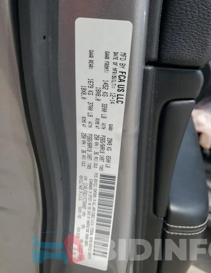 1C4RJFBG1FC734087 Photo# 13