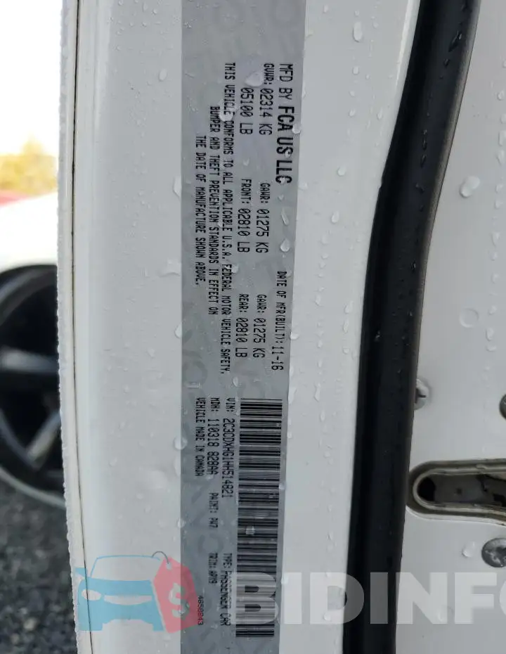 2C3CDXHG1HH514821 Photo# 12