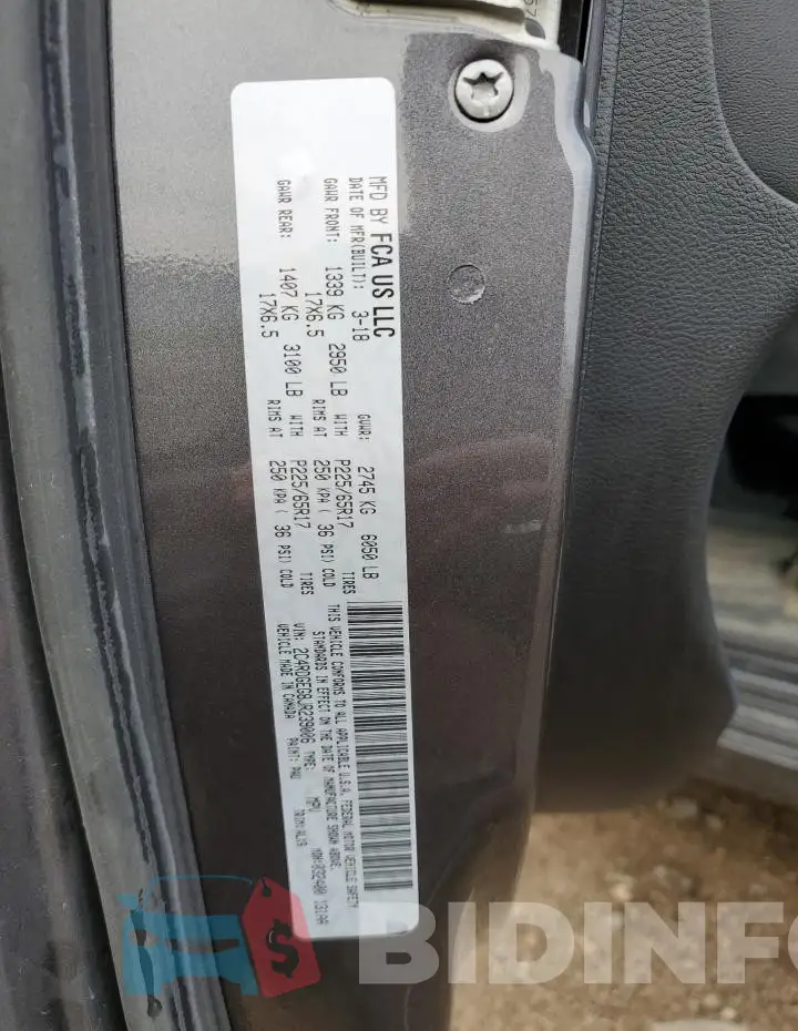 2C4RDGEG8JR239006 Photo# 14