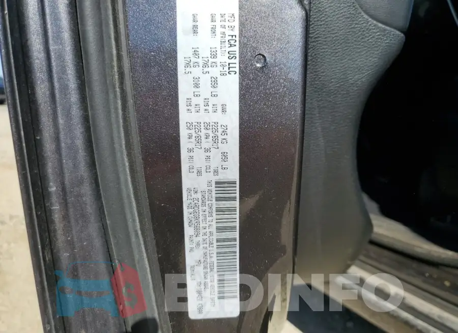 2C4RDGEG8KR568094 Photo# 13