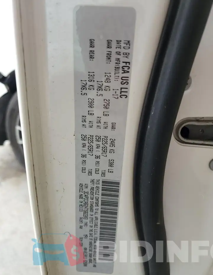 3C4PDCAB2HT582203 Photo# 13