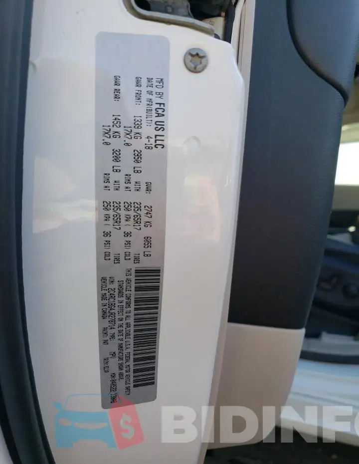2C4RC1BG4JR278714 Photo# 13