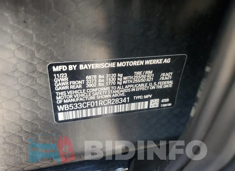 WB533CF01RCR28341 Photo# 14
