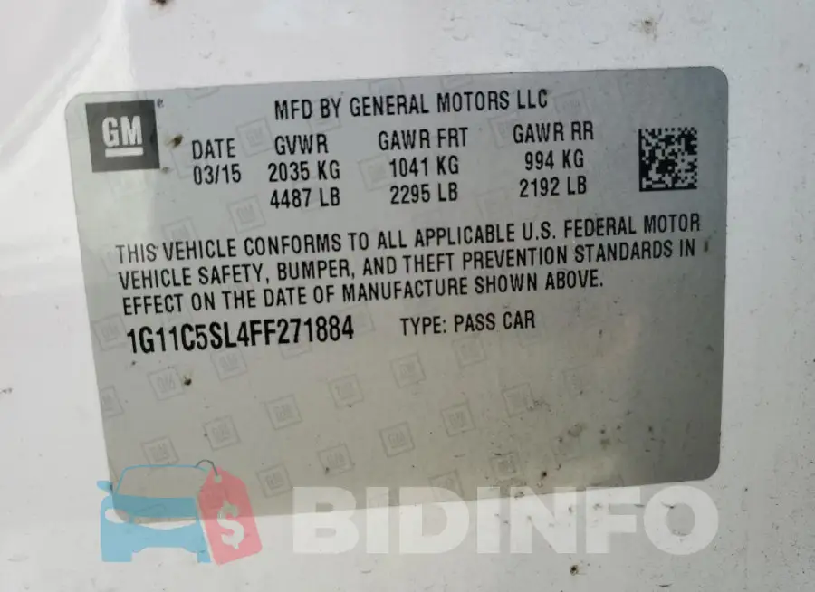 1G11C5SL4FF271884 Photo# 12