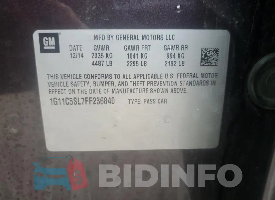 1G11C5SL7FF236840 Photo# 12