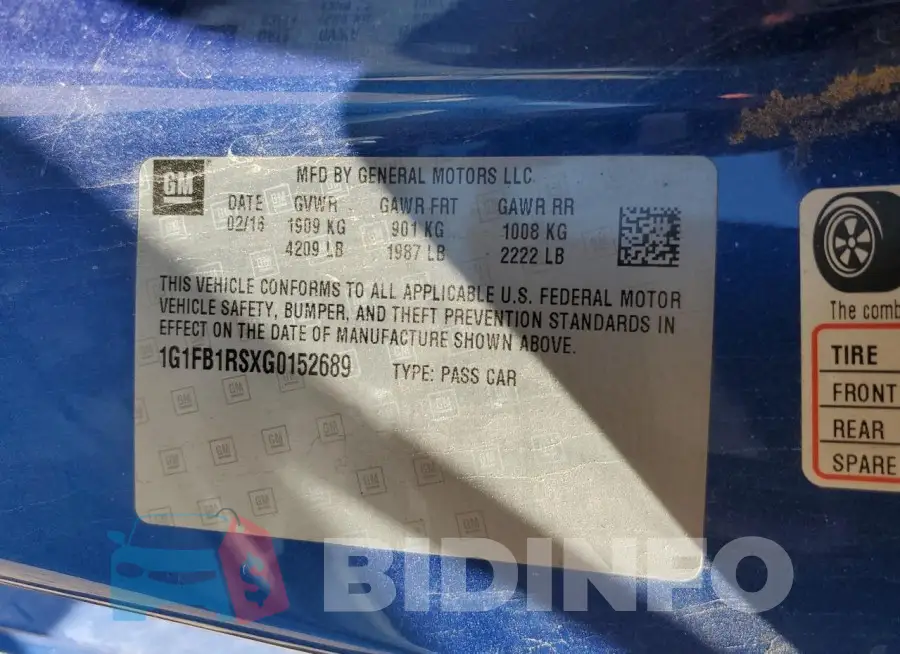 1G1FB1RSXG0152689 Photo# 12