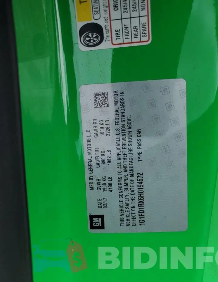1G1FD1RX6H0194672 Photo# 12