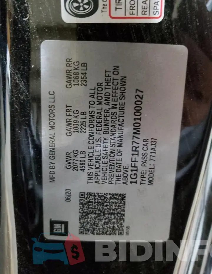 1G1FF1R77M0100027 Photo# 13