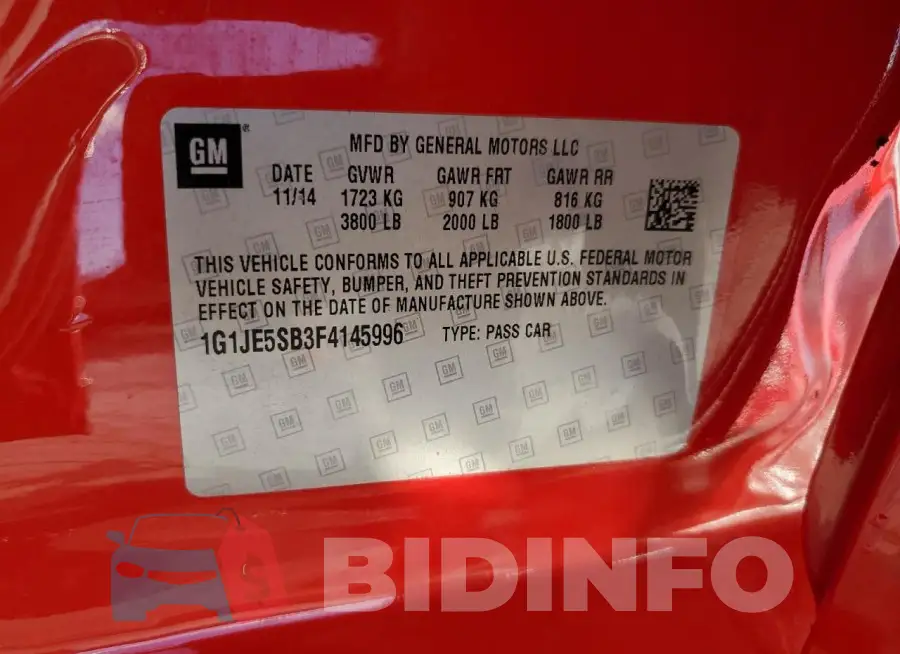 1G1JE5SB3F4145996 Photo# 12