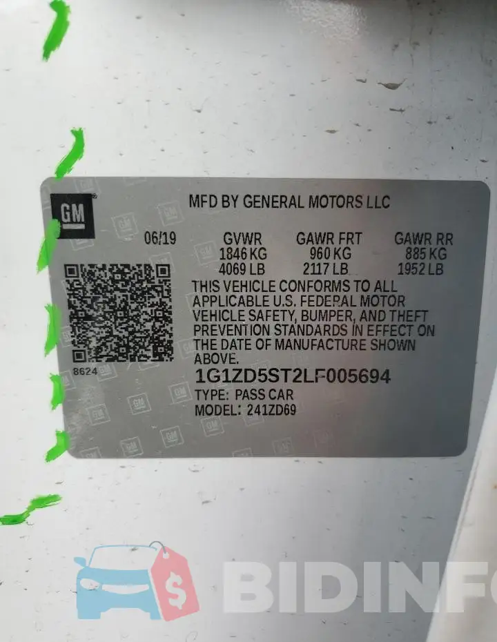 1G1ZD5ST2LF005694 Photo# 12