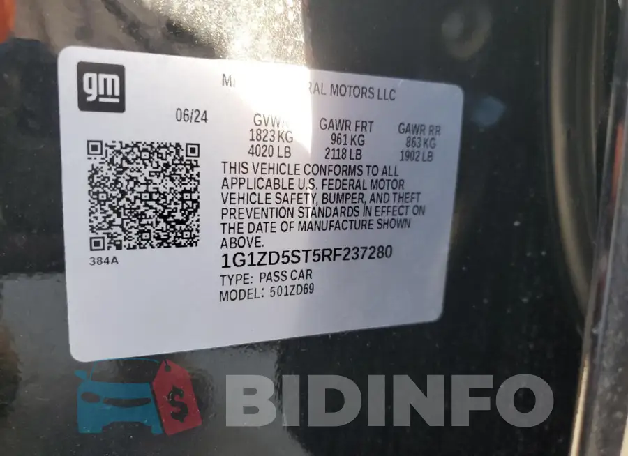 1G1ZD5ST5RF237280 Photo# 12