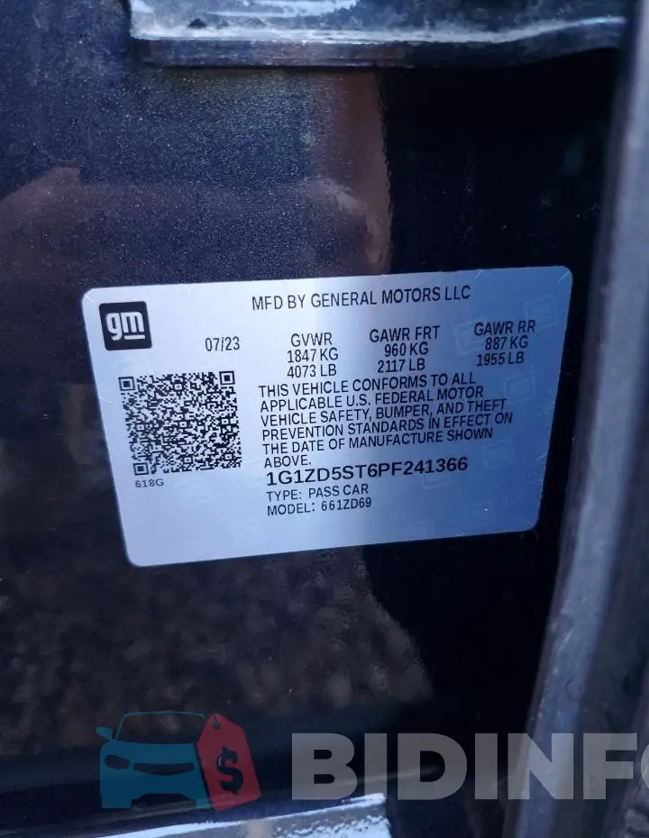 1G1ZD5ST6PF241366 Photo# 13