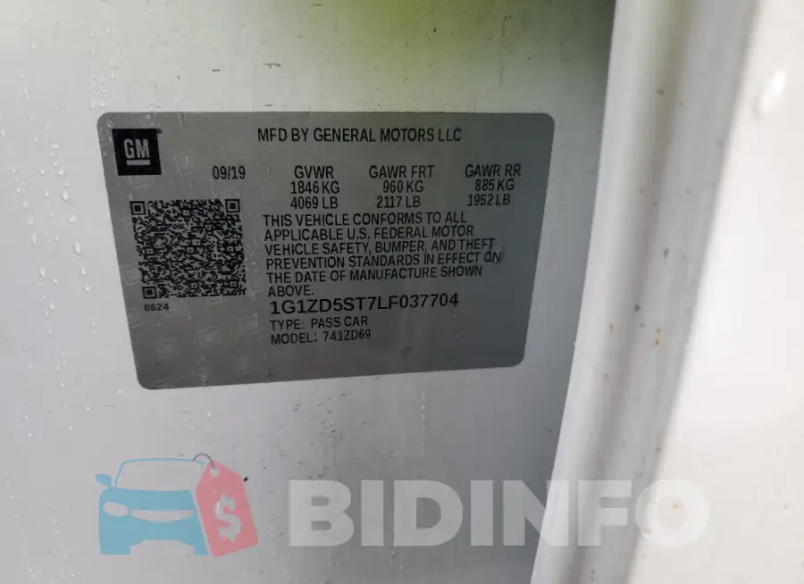 1G1ZD5ST7LF037704 Photo# 12