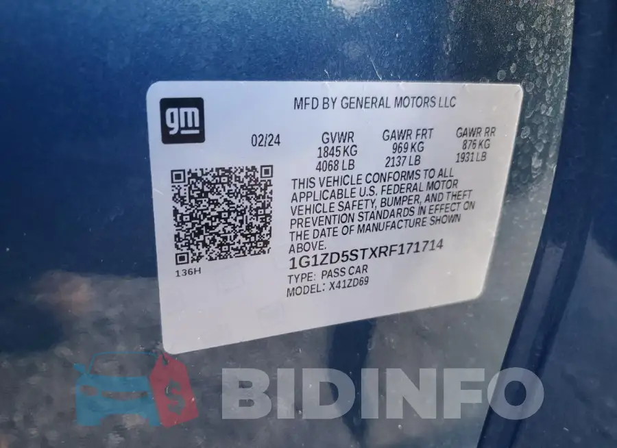 1G1ZD5STXRF171714 Photo# 12