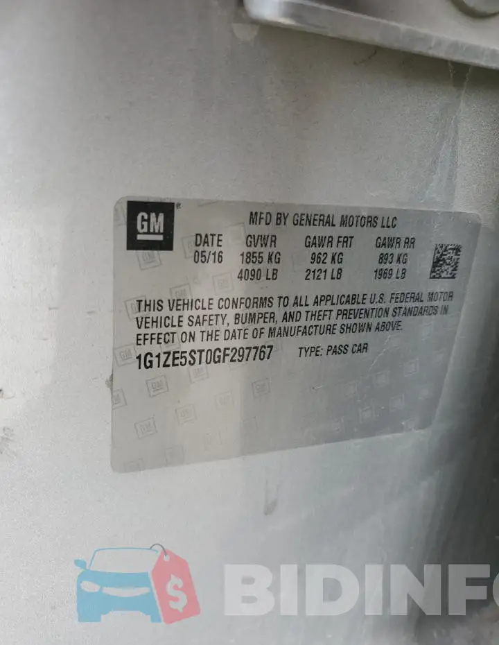 1G1ZE5ST0GF297767 Photo# 12