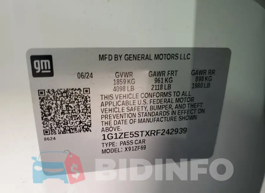 1G1ZE5STXRF242939 Photo# 12