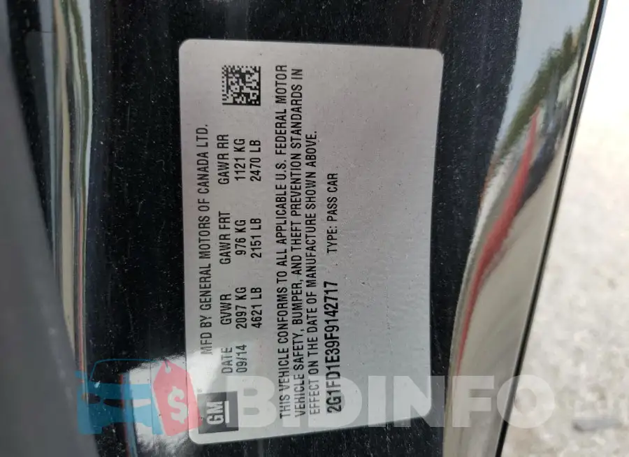 2G1FD1E39F9142717 Photo# 12