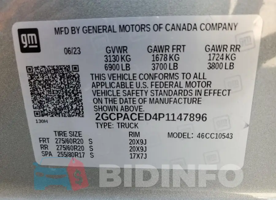 2GCPACED4P1147896 Photo# 12