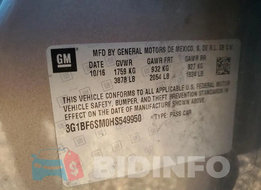 3G1BF6SM0HS549950 Photo# 12
