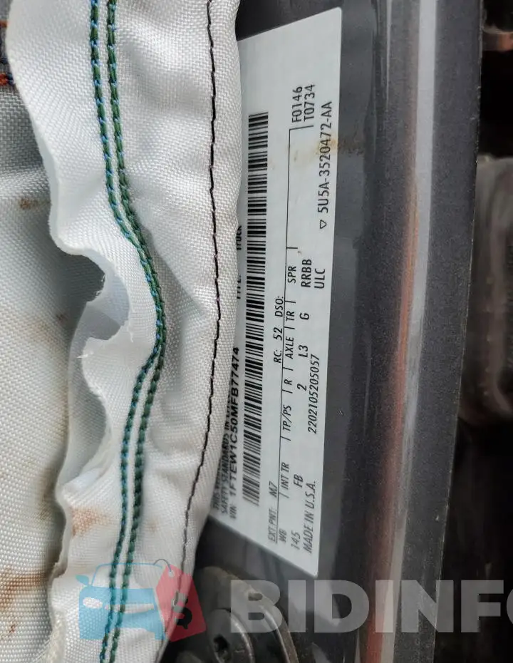 1FTEW1C50MFB77474 Photo# 12