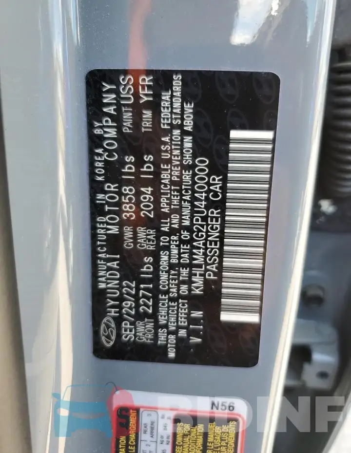 KMHLM4AG2PU440000 Photo# 12