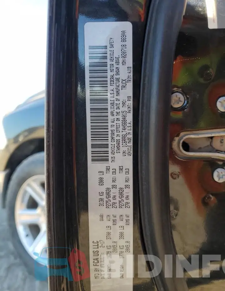 1C6RR6LT4HS684015 Photo# 12