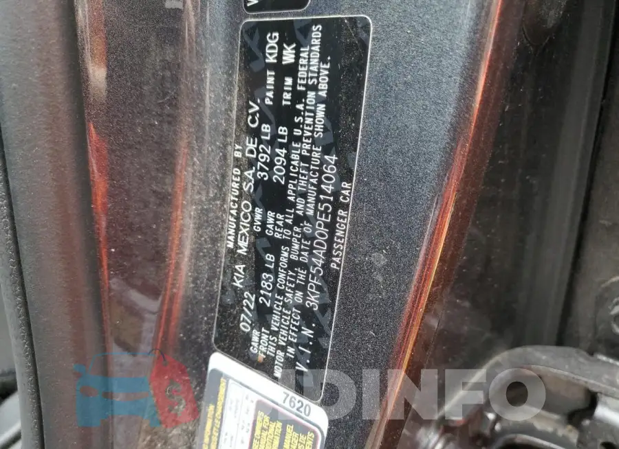 3KPF54AD0PE514064 Photo# 13