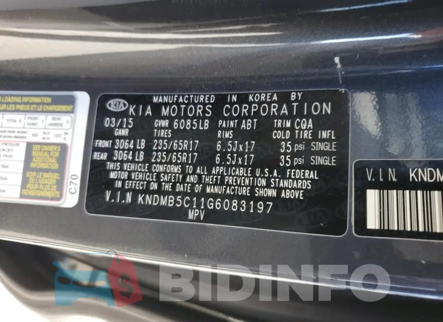 KNDMB5C11G6083197 Photo# 13