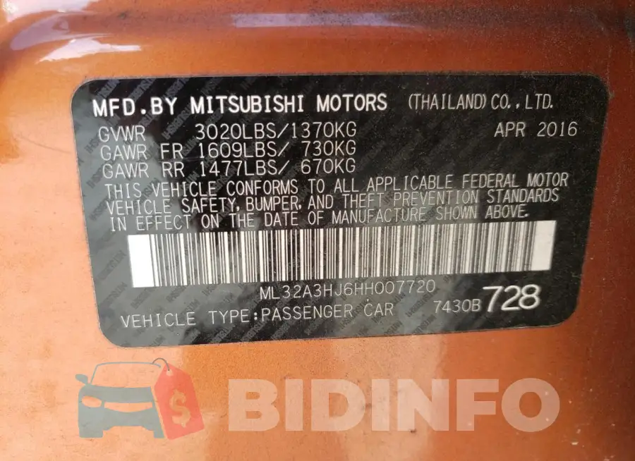 ML32A3HJ6HH007720 Photo# 12